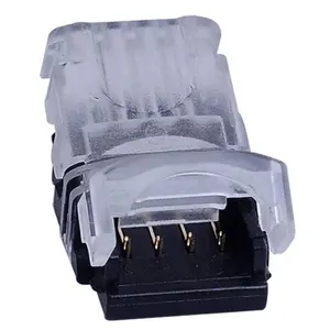 LED tira conector 4 Pin LED conector resistente al agua 5050 LED de luz de tira-tira de conexión rápida - Product Image 1