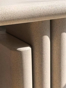 Hiện đại tối giản <span class=keywords><strong>sofa</strong></span> góc bên bảng Nhật Bản wabi-sabi phong cách nhỏ bên bảng với đá kết cấu lớp phủ khoáng sản - Product Image 3