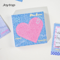 Joytop Blocs-notes colorés personnalisés avec logo pour le bureau, l'école, blocs-notes mémo en gros, papier recyclé écologique, fournitures scolaires
