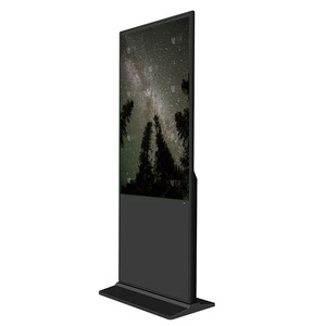 Écran numérique LCD 4K de 55 pouces sur pied, moniteur multimédia Android, kiosque totem pour menu numérique personnalisé en intérieur pour café - Product Image 5