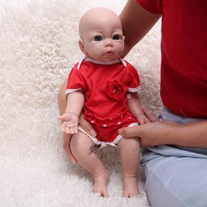 17 Zoll Lebensechte Reborn-Babypuppe aus Vollsilikon, die echt aussieht, keine Vinyl-Puppe - Product Image 6