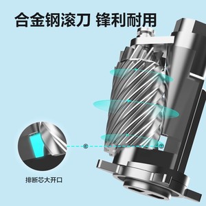 Deli X60 Pencil Sharpener Geometric Design Manual Hand Crank Automatic Feeder For Students Children - Product Image 3