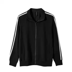 봄과 가을 남성용 맞춤형 인쇄 로고 팀 작업복 얇은 광고 셔츠 코트 지퍼 스웨터 재킷