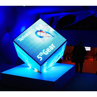 Écran LED Magic Cube à taux de rafraîchissement élevé GPXP, écran LED Magic Cube 3D immersif, chaîne de supermarchés, marque de magasins