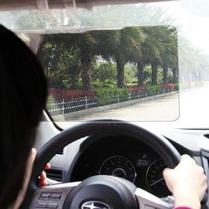 Ampia visiera parasole 2-in-1 HD antiabbagliamento e anti-luce solare per auto, di grandi dimensioni, per parabrezza anteriore, regolabile per la guida - Product Image 3