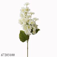 Fleurs artificielles en tissu mélangé à bords brûlés, idéales pour les mariages, les bouquets de mariée et la décoration de fêtes à domicile (vente en gros)