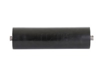 Système de rouleaux de convoyeur à revêtement en caoutchouc JUXIN, garantie de 1,5 an pour les pièces d'équipement de manutention de convoyeurs à rouleaux par gravité