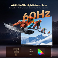 Nouveau projecteur intelligent Google TV 2026, 6500 lumens, mise au point automatique, correction automatique de la distorsion trapézoïdale, double haut-parleur 5, BT5.1, 2+16G pour projecteur de cinéma maison