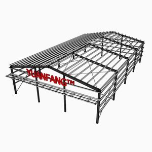 Structure de charpente en acier robuste résistante au vent pour entrepôt logistique moderne - Product Image 4