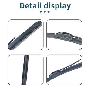 KCTION-Escobillas <span class=keywords><strong>de</strong></span> limpiaparabrisas sin marco, parabrisas <span class=keywords><strong>de</strong></span> goma suave con gancho en U, <span class=keywords><strong>de</strong></span> alta calidad, OEM, <span class=keywords><strong>90</strong></span>%, compatible con coches Toyota - Product Image 4
