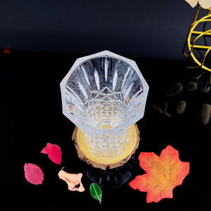 Hoogwaardige, milieuvriendelijke, moderne, decoratieve kristallen slanke glazen vazen, luxe tafelvaas - Product Image 3