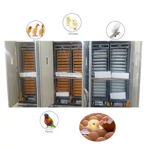 full automatic incubator 6 trolleys 33792 chicken egg incubators/23940 duck incubator egg hatching machine HJ-IH33792