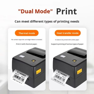 Xprinter XP-TT434B USB Thermal Barcode <strong>Printer</strong> with <strong>Ribbon</strong> Printing Label Printing Is Suitable for Small Businesses - Product Image 2
