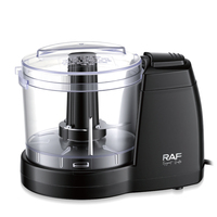 Mini hachoir électrique RAF 150W 375mL, lames en acier inoxydable pour couper et hacher la viande et les légumes, 220V VDE