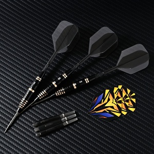 GOODARTS <span class=keywords><strong>Fléchettes</strong></span> blindées en laiton de 22 g avec aileron arrière intégré haute transparence, boîte de <span class=keywords><strong>fléchettes</strong></span> pour enfants - Product Image 4