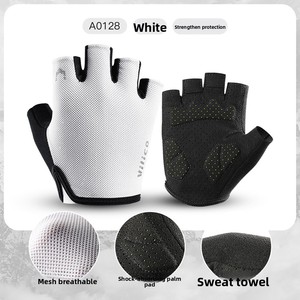 Gants <span class=keywords><strong>de</strong></span> fitness antidérapants pour femmes, demi-doigts, rembourrés en silicone, pour autres activités, équipement d'entraînement - Product Image 5