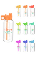 Qualité Choix Bouteille D'eau Portable Étanche Tasse D'eau Bouteille Tour Sports Bouteilles D'eau En Plastique