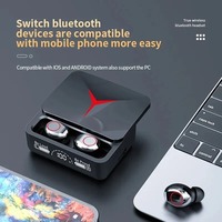 Headphone Nirkabel M90 TWS Earphone Kontrol Sentuh Earbud Olahraga Stereo HiFi Headset Gaming Dengan Mikrofon untuk Ponsel Pintar
