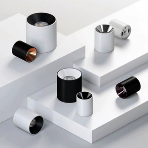 โคมไฟดาวน์ไลท์ติดตั้งบนพื้นผิวเพดานพร้อม <span class=keywords><strong>OSRAM</strong></span> ป้องกันแสงสะท้อนโคมไฟดาวน์ไลท์ COB LED ในร่ม - Product Image 4