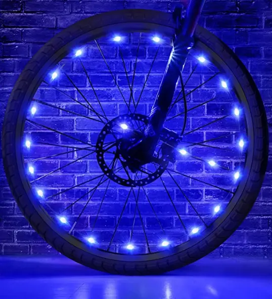 Lampu LED Ban Sepeda Gunung, Lampu Kilat Jeruji Sepeda Motor 20 LED