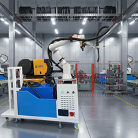 Estación de Trabajo de Soldadura Colaborativa sin Programación FR, Carga Útil de 5 kg, Brazo Robótico Automático de 6 Ejes, Motor PLC, Acero Inoxidable