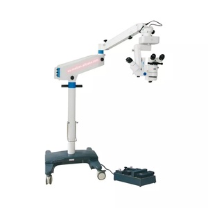 China Made Portable Ophthalmic Operation <b>Microscope</b> Motorized Manual Zoom Magnification Surgical <b>Microscope</b> EOM-SOM2000D - Product Image 2