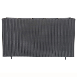 PE Rattan Wicker <strong>Rectangular</strong> <strong>Planter</strong> <strong>Box</strong> 5 Removable Inner Pots Outdoor Garden Patio Flower <strong>Planter</strong> for Hotel Balcony Decor - Product Image 6