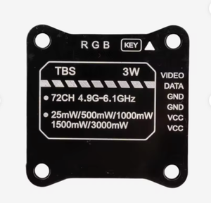 Émetteur vidéo FPV longue portée en aluminium 3W 4.9-6.1G 48CH 25mW/500mW/1000mW/3000mW 7-36V DC MCX pour drone FPV - Product Image 5