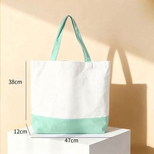 Soft Touch Promotional Eco Friendly Reusable Canvas Tote with Holiday Printing Canvas Gift <b>Bags</b> - Product Image 6