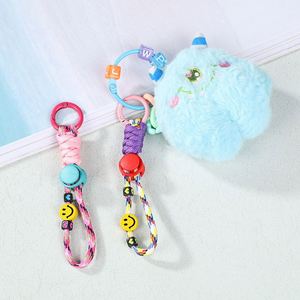New Color <b>Lanyard</b> Nylon Braided <b>Lanyard</b> Mobile Phone <b>Key</b> Anti-lost Wristband Keychain Adjustable Mobile Phone <b>Lanyard</b> - Product Image 2