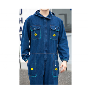 Ensembles de vêtements de travail antistatiques professionnels haute visibilité pour hommes Combinaison imperméable anti-poussière Construction en relief dessinée à la main - Product Image 1