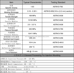 LFT البولي إيثيلين تيريثالات <span class=keywords><strong>PBT</strong></span> مليئة بالألياف الزجاجية الطويلة خصائص ميكانيكية عالية لقطع غيار السيارات - Product Image 5