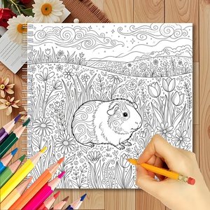 <span class=keywords><strong>Libro</strong></span> de Colorear de Animales en Espiral, Dibujos de Líneas Personalizables, Impresión OEM Disponible para Papelería de Mascotas, Venta al Por Mayor, Marca Privada, a Granel - Product Image 2