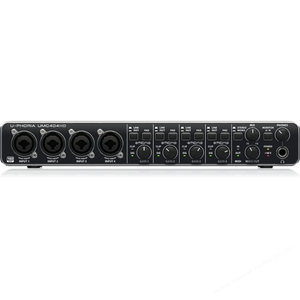 Behringer UMC204HD Audiophile 2x4, 24-Bit/192 kHz USB Audio/MIDI <strong>Interface</strong> with Midas Mic Preamplifiers - Product Image 1