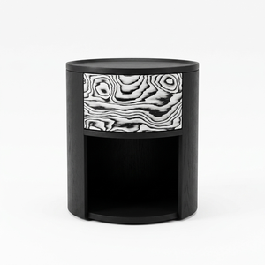 Neat Compact Timber Bedside Cabinet with <b>Drawer</b> Optimized for <b>Small</b> Apartment Bedroom Household Storage Demands - Product Image 1