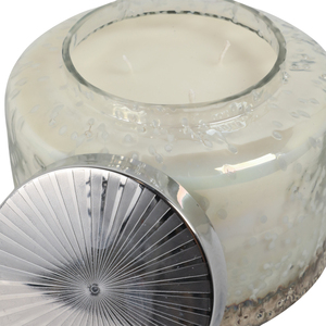 Grande Candela Profumata in Vetro Macchiettato, Decorativa per Interni ed Esterni, Arredamento Casa - Product Image 5