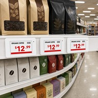 Écran d'affichage E Ink de 2,13 pouces, étiquette de prix numérique sans fil Bluetooth ESL avec NFC et gestion cloud