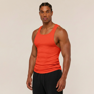 Mens Athletic Training Tank Top with Soft Comfortable Fabric for Sports and Active Movement Men Tank Top Custom <b>Logo</b> - Product Image 3
