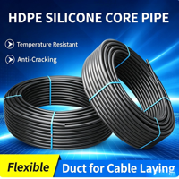 Tuyau de protection pour câble à fibre optique souterrain en PEHD de haute qualité avec âme en silicone, couleur personnalisée, approvisionnement direct usine