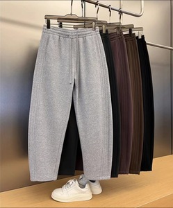 <span class=keywords><strong>Pantaloni</strong></span> a gamba larga a <span class=keywords><strong>vita</strong></span> media stile banana, modello scimitar, per coppia, tinta unita, casual, <span class=keywords><strong>con</strong></span> <span class=keywords><strong>elastico</strong></span> <span class=keywords><strong>in</strong></span> <span class=keywords><strong>vita</strong></span>, primavera - Product Image 4