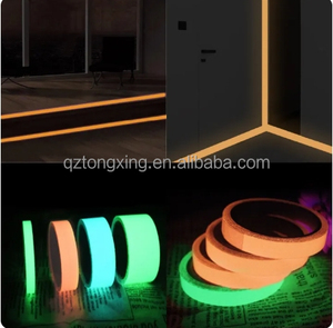 4 Hours Luminescent Sheeting Glow in the Dark <strong>Vinyl</strong> Photoluminescent Film HIGH INTENSITY <strong>COLORFUL</strong> safety warning signs glowing - Product Image 2