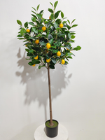 Arbre artificiel citronnier de 60 à 240 cm, plante décorative en plastique, ornement de jardin, plantes artificielles en gros, fausse verdure