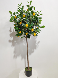 Citronnier Artificiel en Plastique, <span class=keywords><strong>Plante</strong></span> Décorative, <span class=keywords><strong>Plante</strong></span> d'Aménagement Paysager, Ornement de Jardin, Décoration Intérieure, Plantes Artificielles, Fausses Plantes Vertes - Product Image 4
