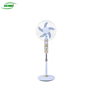 cheap price best quality battery operated 12v standing fans for 18 inch ac dc rechargeable