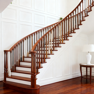 Nhà Máy Bán Buôn Chống Va Chạm Dễ Dàng Uốn Linh Hoạt Nhựa Trong Nhà PVC Lan Can Lan Can Lan Can Với Non-Slip Bề Mặt Tráng - Product Image 4