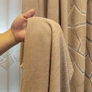 Mùa hè Anne của sang trọng hiện đại phòng khách ban công cửa sổ Rèm CửA Màu rắn thêu cho mùa hè - Product Image 2