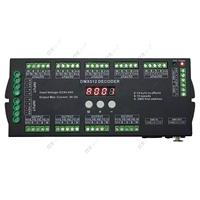 Controlador LED de 36 canales, decodificador DMX512 de 36 canales, RGB, RGBW, luz de escenario, pantalla Digital, controlador DMX para tira Led RGBW