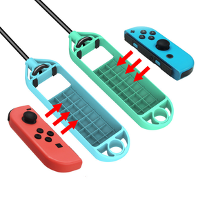 Cuerda de saltar, empuñadura de controlador izquierda derecha para <span class=keywords><strong>Nintendo</strong></span> <span class=keywords><strong>Switch</strong></span>, accesorios de juegos, cuerda de saltar deportiva, empuñadura de desafío - Product Image 1