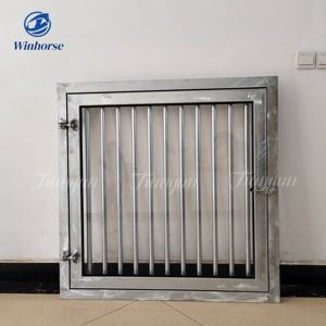 Прочное окно для конюшни с вентиляционными решетками из оцинкованной стали для высокопроизводительного дизайна конюшен - Product Image 5