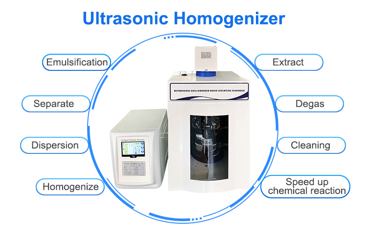 Ultrasonic Homogenizer Sonicator I Lab Ultrasonic Nano